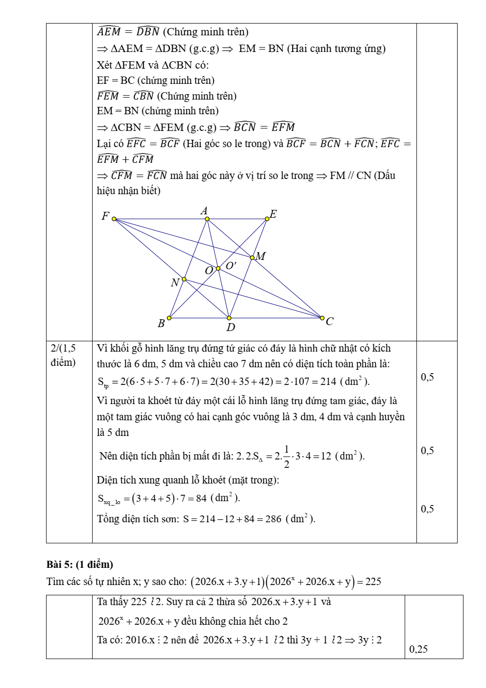 Đề thi học sinh giỏi Toán 7 cụm trường THCS (Hà Nội) năm 2025-2026
