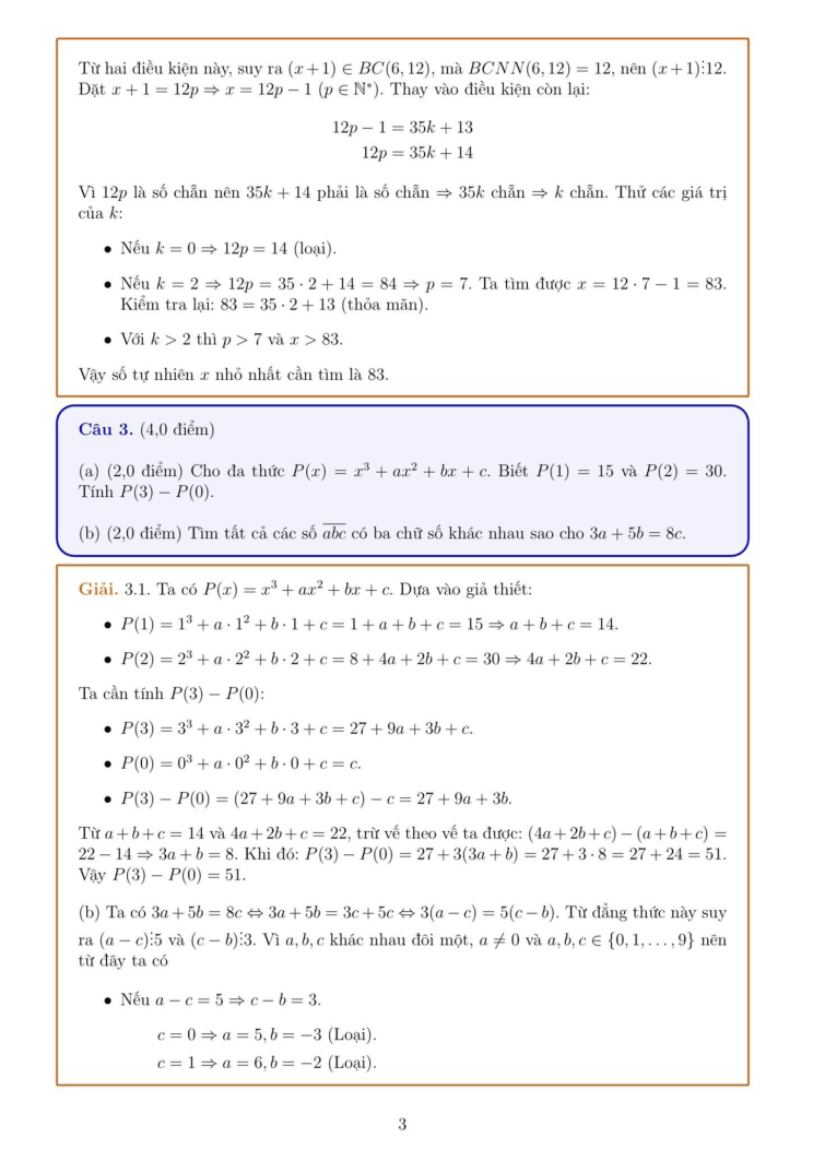 Đề thi học sinh giỏi Toán 7 trường THCS Nguyễn Tri Phương (Huế) năm 2025-2026