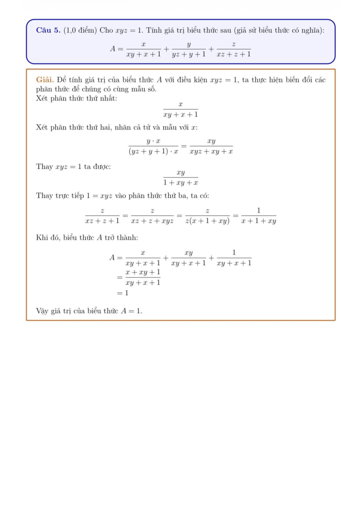 Đề thi học sinh giỏi Toán 7 trường THCS Nguyễn Tri Phương (Huế) năm 2025-2026