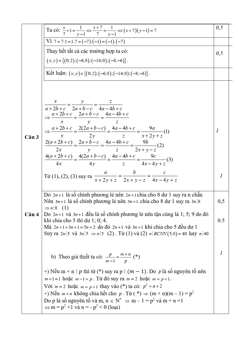 Đề thi học sinh giỏi Toán 7 trường THCS Tân Thọ (Thanh Hóa) năm 2025-2026