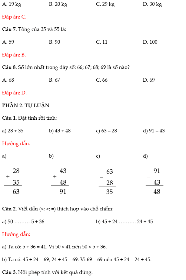 20+ Đề thi Toán lớp 2 Học kì 1 Cánh diều năm 2025 tải nhiều nhất