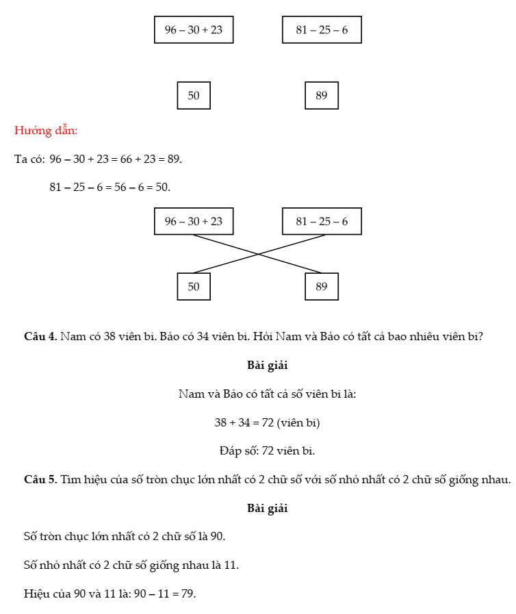 20+ Đề thi Toán lớp 2 Học kì 1 Cánh diều năm 2025 tải nhiều nhất