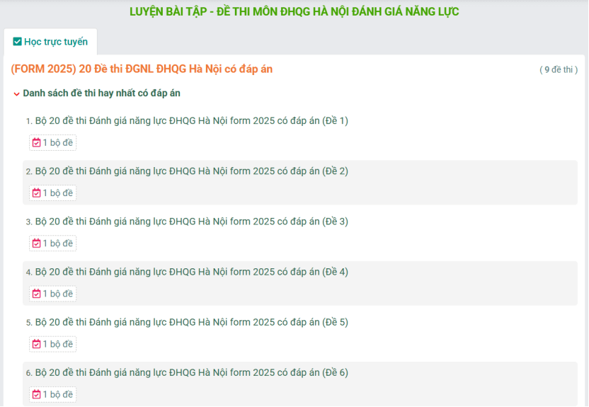Các lỗi thường mắc phải khi đăng kí tài khoản thi HSA 2026