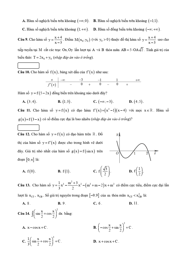 Ôn thi ĐGNL, ĐGTD) Chuyên đề: Một số câu hỏi trích trong các đề thi tham khảo
