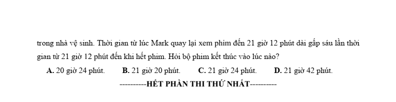 Ôn thi ĐGNL, ĐGTD) Chuyên đề: Một số câu hỏi trích trong các đề thi tham khảo