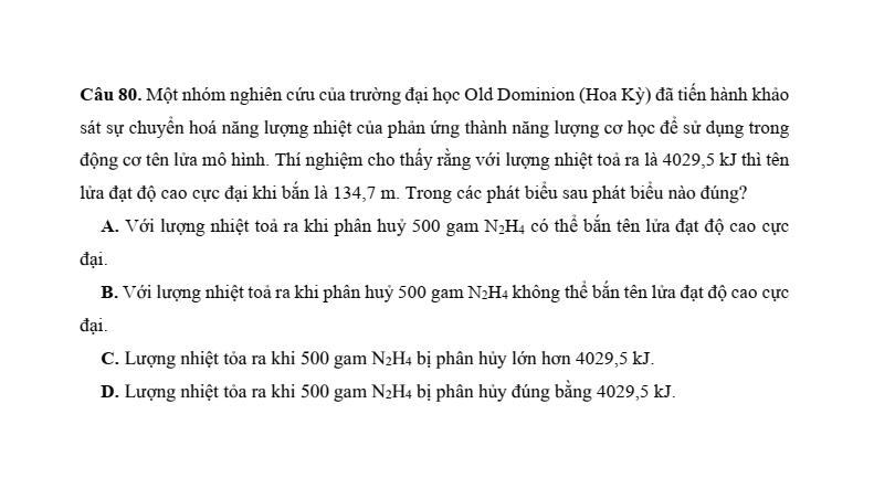 5+ Đề thi ĐGNL Bộ Công an môn Hóa học (có lời giải)