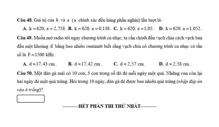 10+ Đề thi ĐGNL Bộ Quốc phòng phần Toán học và xử lý số liệu (có lời giải)