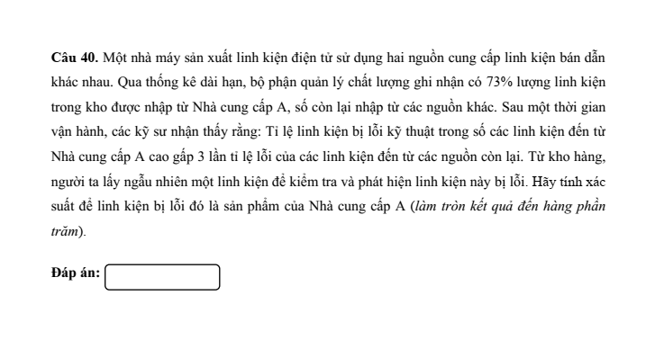 5+ Đề thi ĐGNL Đại học Sư phạm Hà Nội 2 môn Toán (có lời giải)