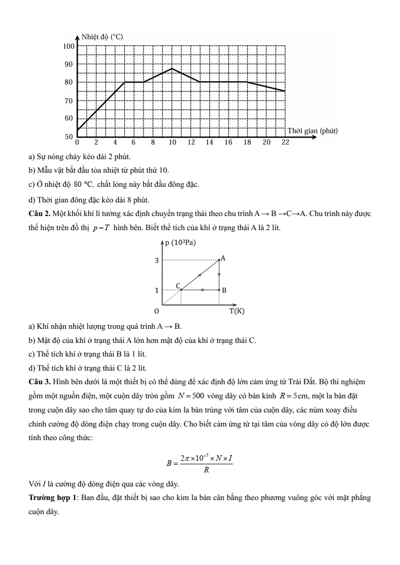 5+ Đề thi ĐGNL Đại học Sư phạm Hà Nội 2 môn Vật lí (có lời giải)