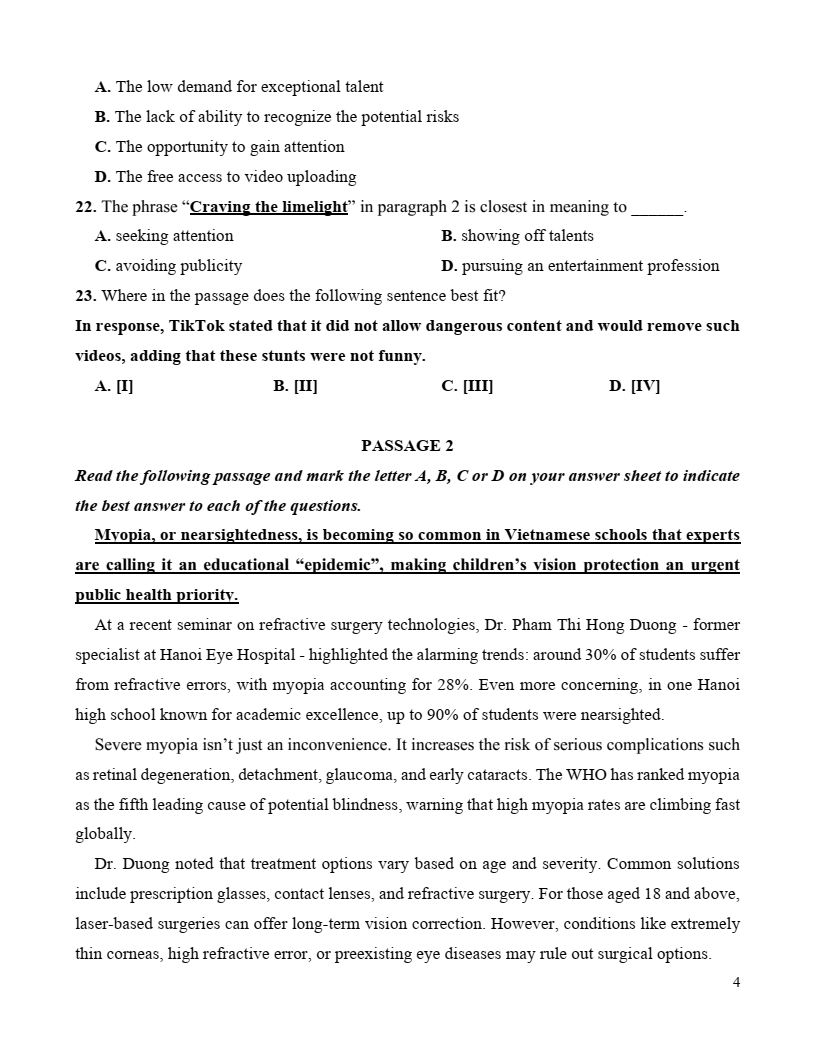 5+ Đề thi ĐGNL Đại học Sư phạm Hà Nội môn Tiếng Anh (có lời giải)