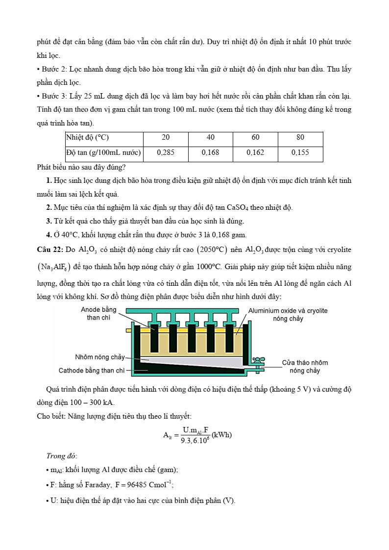 5+ Đề thi ĐGNL Đại học Sư phạm Tp.HCM môn Hóa học (có lời giải)