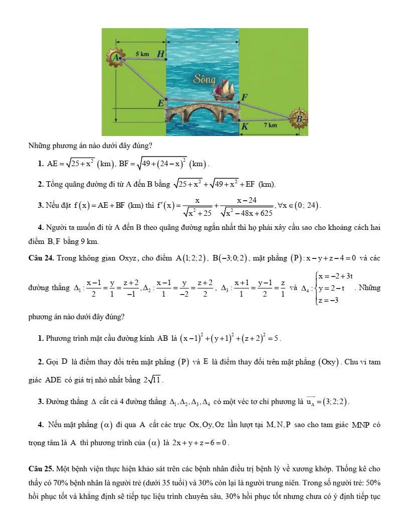 5+ Đề thi ĐGNL Đại học Sư phạm Tp.HCM môn Toán (có lời giải)