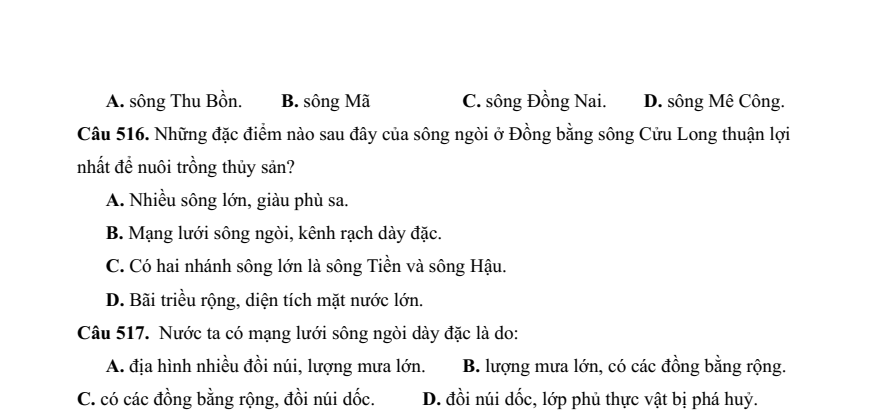 30+ Đề thi ĐGNL ĐHQG Hà Nội HSA môn Địa Lí (có lời giải)