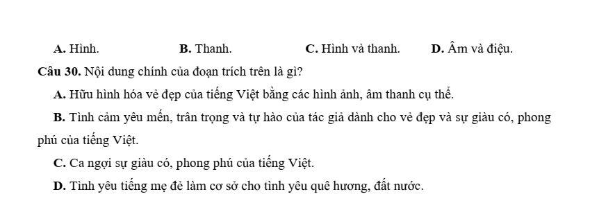 30+ Đề thi ĐGNL ĐHQG TP.HCM VACT môn Tiếng Việt (có lời giải)