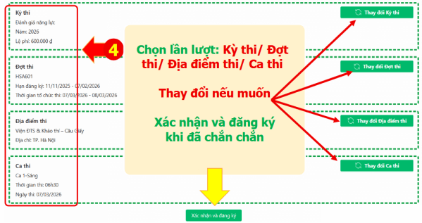 Hướng dẫn chi tiết đăng ký dự thi Đánh giá năng lực Đại học Quốc gia Hà Nội 2026