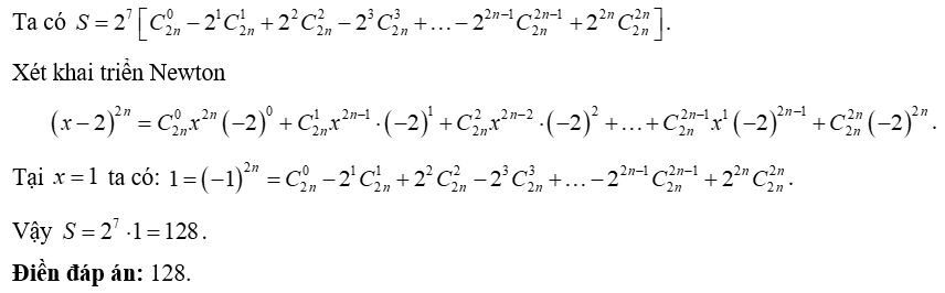(Ôn thi ĐGNL, ĐGTD) Nhị thức newton