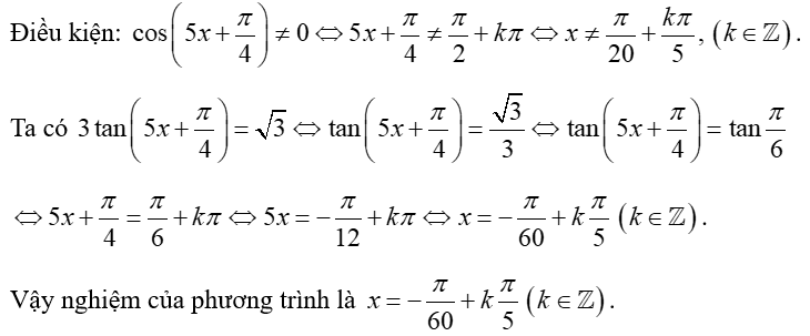 (Ôn thi ĐGNL, ĐGTD) Phương trình lượng giác cơ bản