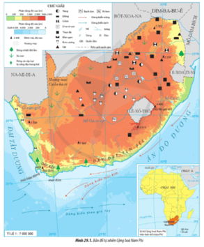 Trình bày các đặc điểm tự nhiên và tài nguyên thiên nhiên của Cộng hòa Nam Phi (ảnh 2)