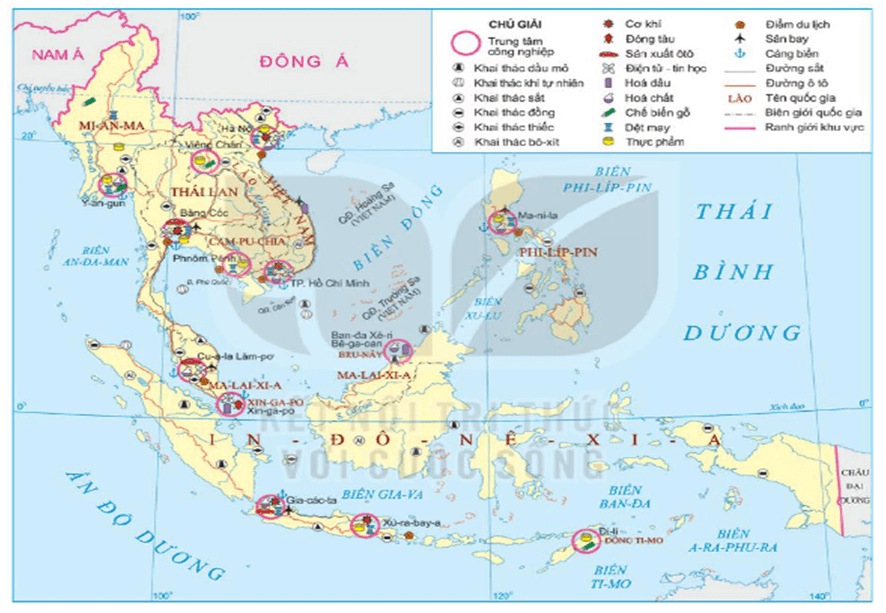 Khai thác thông tin mục 2 và hình 12.3 hãy trình bày và giải thích sự phát triển ngành công nghiệp của khu vực Đông Nam Á