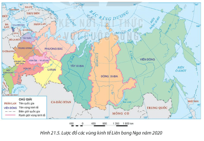 Lý thuyết Địa Lí 11 Kết nối tri thức Bài 21: Kinh tế Liên Bang Nga