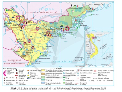 Lý thuyết Địa Lí 12 Cánh diều Bài 20: Phát triển kinh tế - xã hội ở Đồng bằng sông Hồng