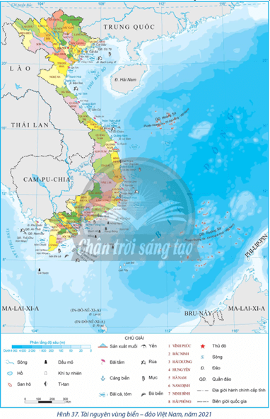 Lý thuyết Địa Lí 12 Chân trời sáng tạo Bài 37: Phát triển kinh tế và đảm bảo an ninh quốc phòng ở Biển Đông và các đảo, quần đảo