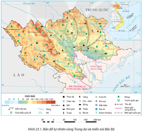 Lý thuyết Địa Lí 12 Kết nối tri thức Bài 23: Khai thác thế mạnh ở Trung du và miền núi Bắc Bộ