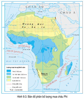 Lý thuyết Địa Lí 7 Cánh diều Bài 9: Vị trí địa lí, phạm vi và đặc điểm tự nhiên của Châu Phi