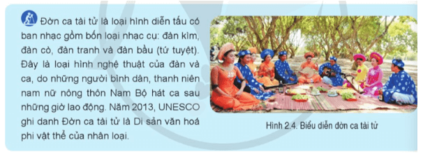 Dựa vào thông tin tư liệu quan sát hình 2.4 hãy trình bày nét đặc sắc về văn hóa