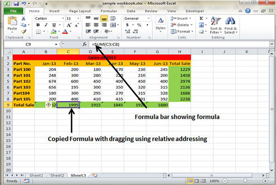 Copy Formula using Cell referencing