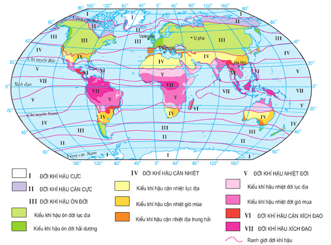 Lý thuyết Địa Lí 10 Bài 21: Quy luật địa đới và quy luật phi địa đới - Lý thuyết Địa Lí 10 đầy đủ nhất