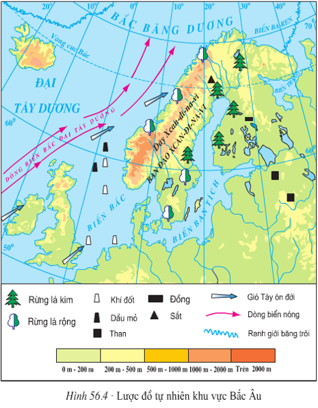 Lý thuyết Địa Lí 7 Bài 56: Khu vực Bắc Âu hay, chi tiết 