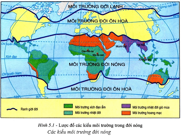Lý thuyết Địa Lí 8 Bài 31: Đặc điểm khí hậu Việt Nam hay, chi tiết 