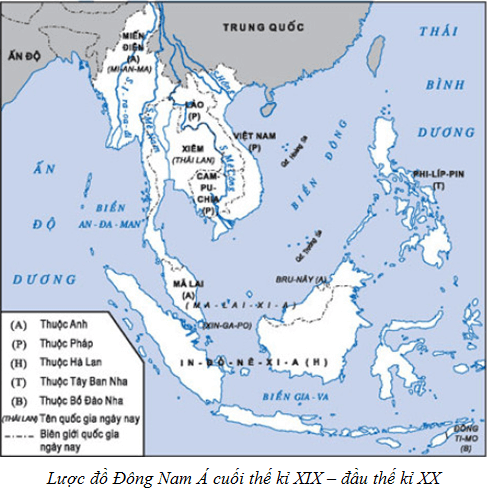 Lý thuyết Lịch Sử 11 Bài 4: Các nước Đông Nam Á (Cuối thế kỉ XIX -đầu thế kỉ XX) | Lý thuyết Lịch Sử 11 ngắn gọn