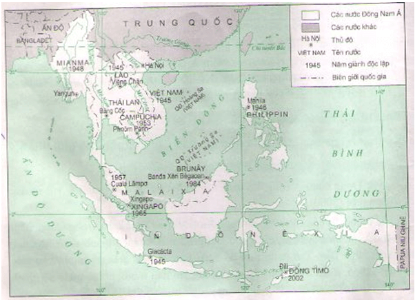 Lý thuyết Lịch Sử 12 Bài 4: Các nước Đông Nam Á và Ấn Độ | Lý thuyết Lịch Sử 12 ngắn gọn
