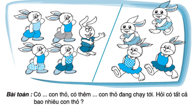 Toán lớp 1: Bài toán có lời văn (trang 115,116) | Hay nhất Giải bài tập Toán 1