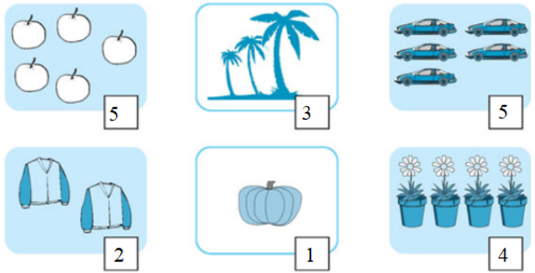 Toán lớp 1: Các số 1, 2, 3, 4, 5 (trang 15) | Hay nhất Giải bài tập Toán 1