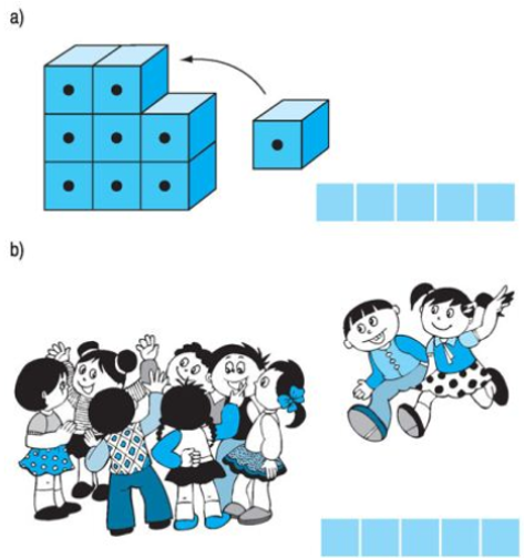 Toán lớp 1: Phép cộng trong phạm vi 9 (trang 76,77) | Hay nhất Giải bài tập Toán 1