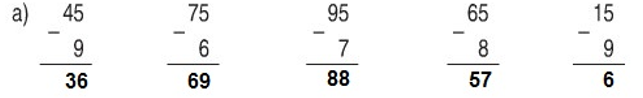 Giải Toán lớp 2 trang 66: 55 - 8; 56 - 7; 37 - 8; 68 – 9  