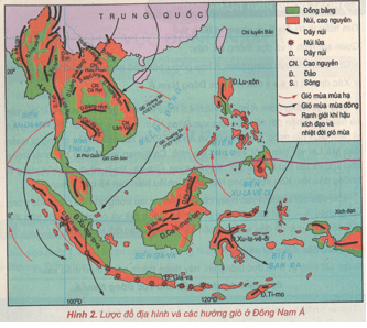 Khoa học xã hội 8 Bài 21: Khu vực Đông Nam Á | Hay nhất Giải bài tập Khoa học xã hội 8 VNEN
