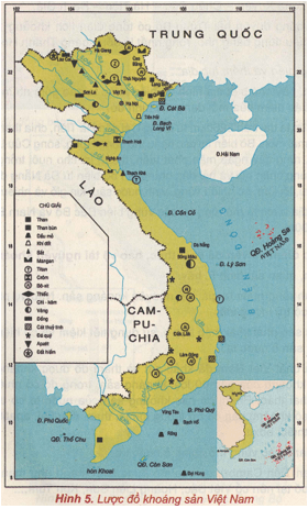 Khoa học xã hội 8 Bài 24: Địa hình, khoáng sản Việt Nam | Hay nhất Giải bài tập Khoa học xã hội 8 VNEN