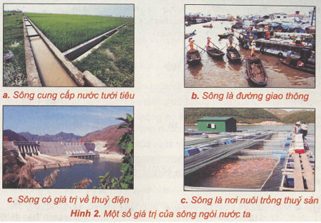 Khoa học xã hội 8 Bài 26: Sông ngòi Việt Nam | Hay nhất Giải bài tập Khoa học xã hội 8 VNEN