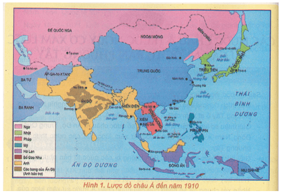 Khoa học xã hội 8 Bài 5: Các nước Châu Á trước nguy cơ xâm lược từ các nước tư bản Phương Tây | Hay nhất Giải bài tập Khoa học xã hội 8 VNEN