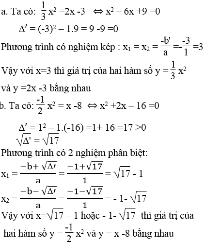 Giải sách bài tập Toán 9 | Giải bài tập Sách bài tập Toán 9