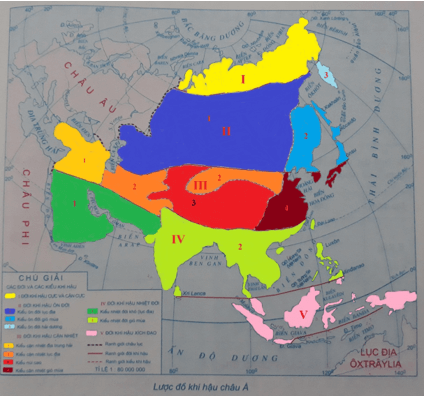 Tìm hiểu Tập bản đồ 8 khí hậu châu Á Dành cho học sinh lớp 8