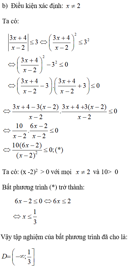 Giải Toán 10 nâng cao | Giải bài tập Toán lớp 10 nâng cao