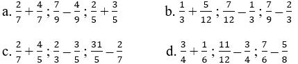 Giải Toán 4 VNEN Bài 103: Ôn tập các phép tính với phân số | Hay nhất Giải bài tập Toán 4 VNEN