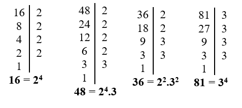 Giải Toán 6 VNEN Bài 18: Phân tích một số ra thừa số nguyên tố | Hay nhất Giải bài tập Toán 6 VNEN