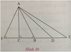 Giải Toán 7 VNEN Bài 3: Quan hệ giữa đường vuông góc và đường xiên, quan hệ giữa đường xiên và hình chiếu của nó | Hay nhất Giải bài tập Toán 7 VNEN