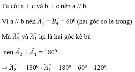 Giải Toán 7 VNEN Bài 3: Quan hệ giữa tính vuông góc và tính song song của hai đường thẳng | Hay nhất Giải bài tập Toán 7 VNEN